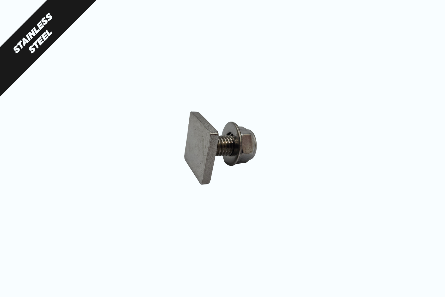 Ss304 M8 X 16mm Square Hd T Bolt 20 X 20 X 4 (4) 1006