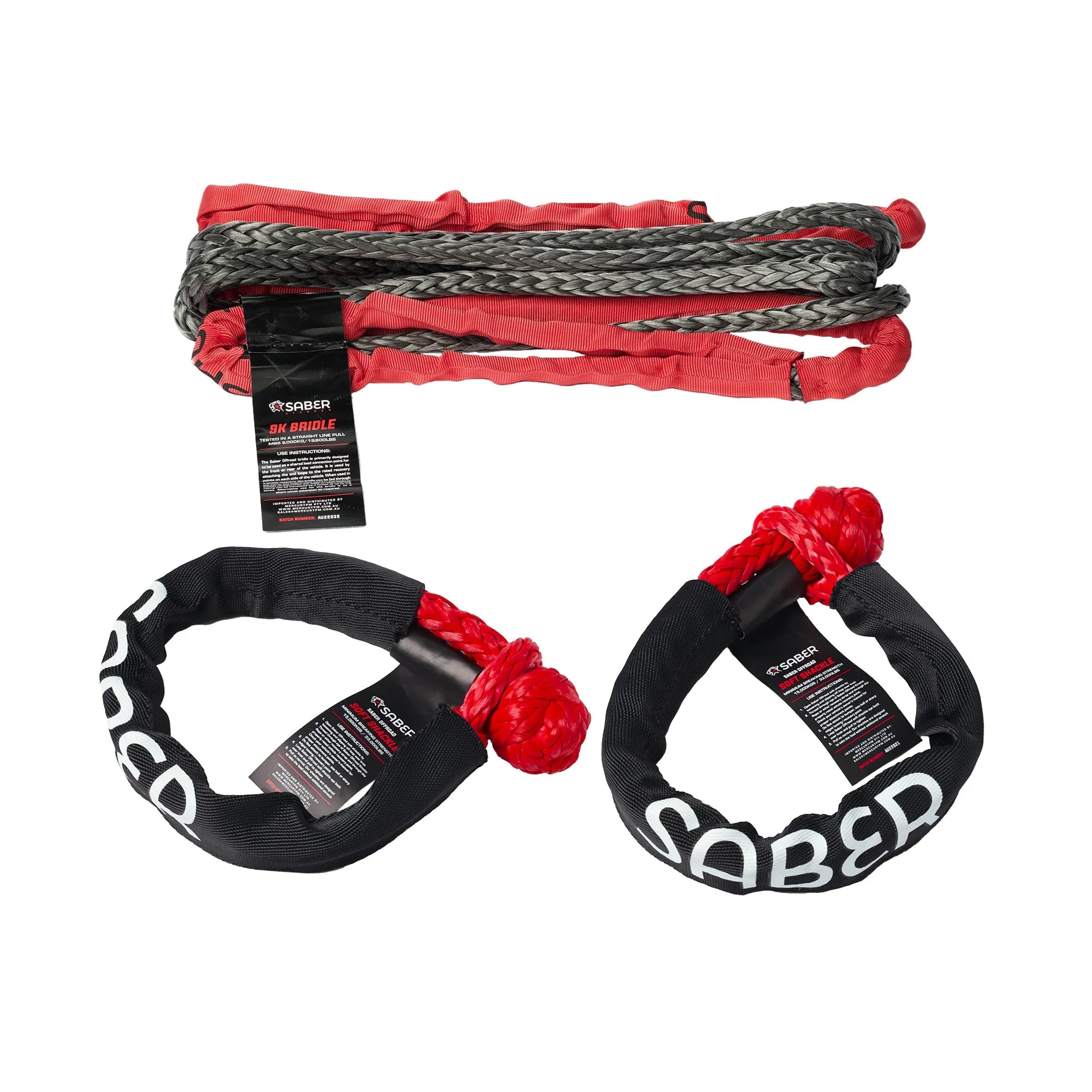 5 Metre Saberpro Bridle & Soft Shackle Kit