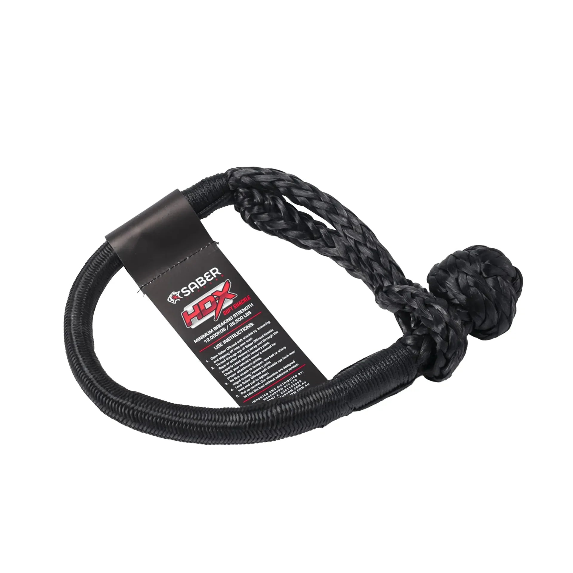 12,000kg Hdx Soft Shackle With Technora Binding