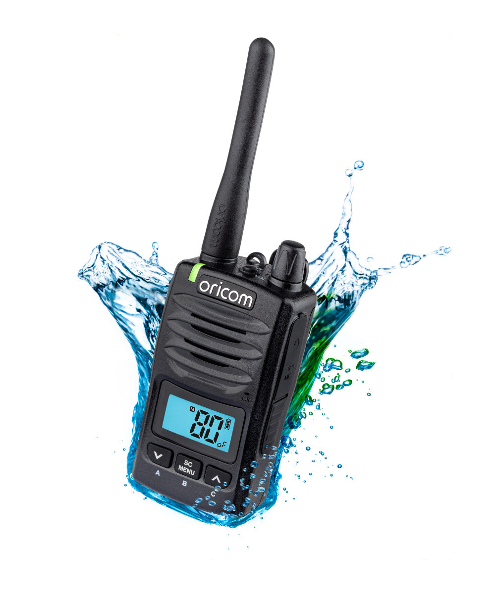DTX600RD Waterproof Ip67 5 Watt Handheld UHF Cb Radio (Black)
