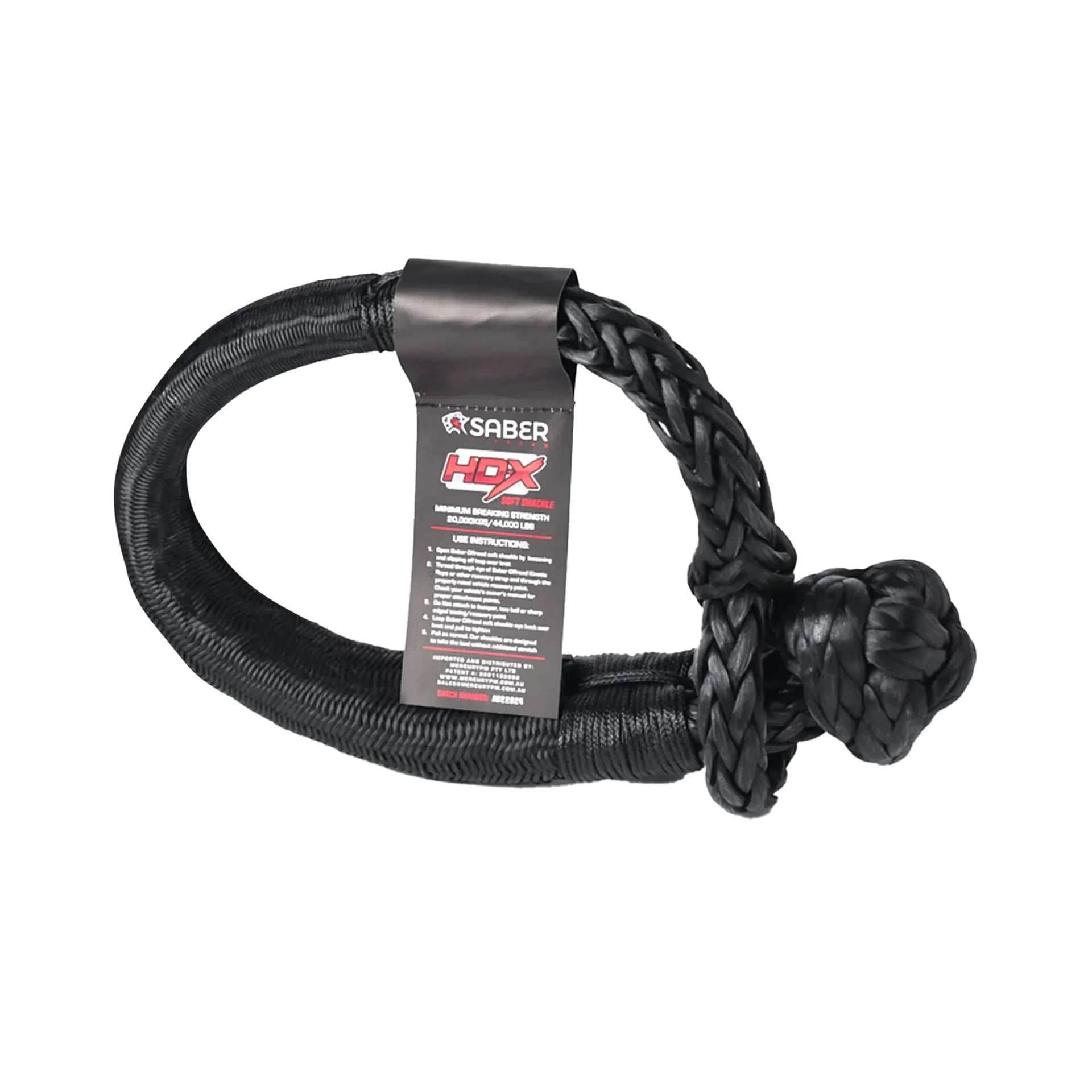 20,000kg Hdx Soft Shackle With Technora Binding