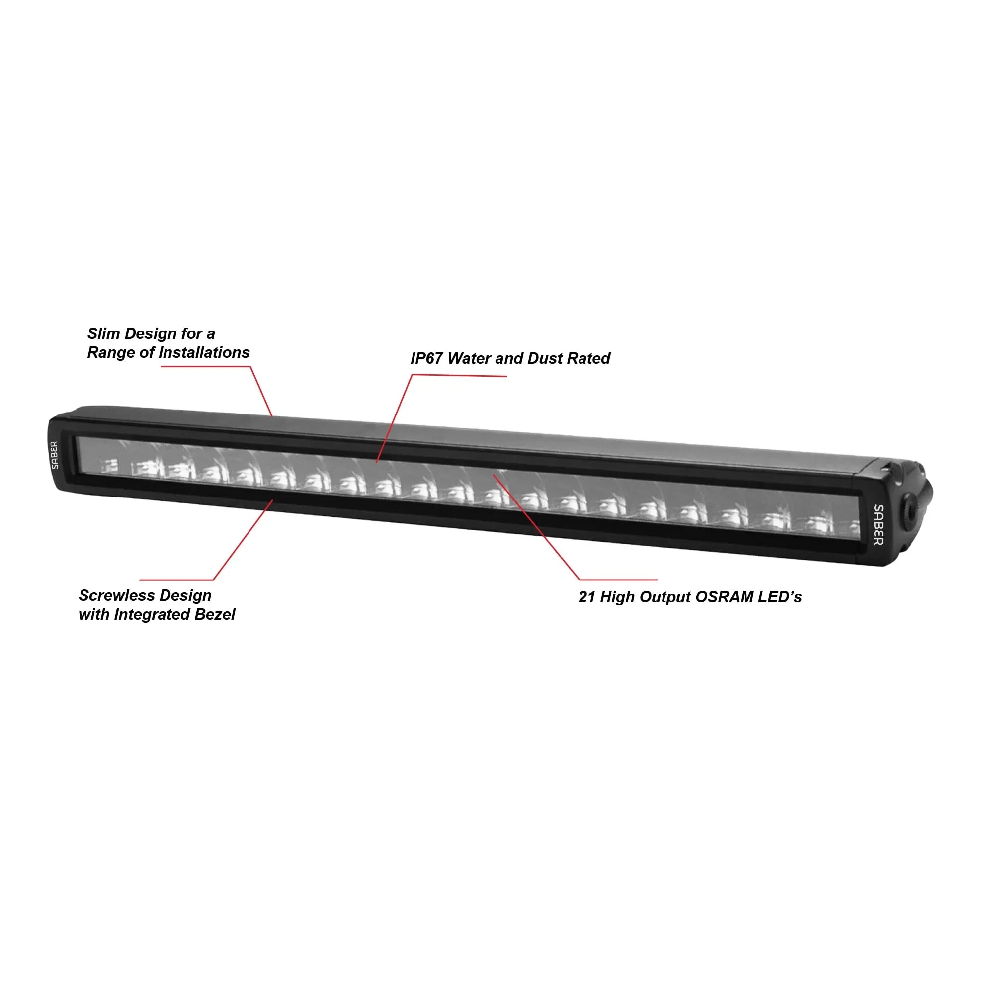 20€³ Light Bar Flood Beam
