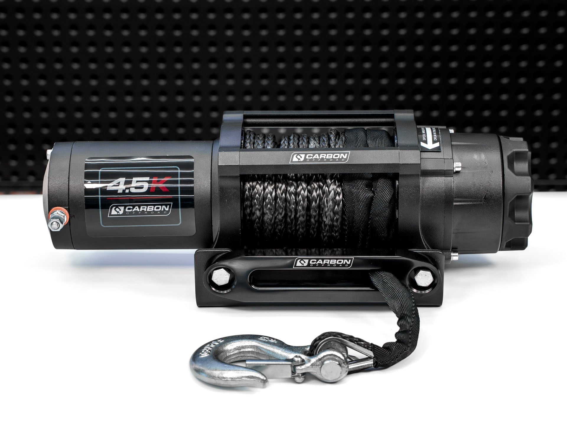 Carbon 4.5k 4500lb ATV/Trailer Winch - CW - 45 1 Carbon Offroad