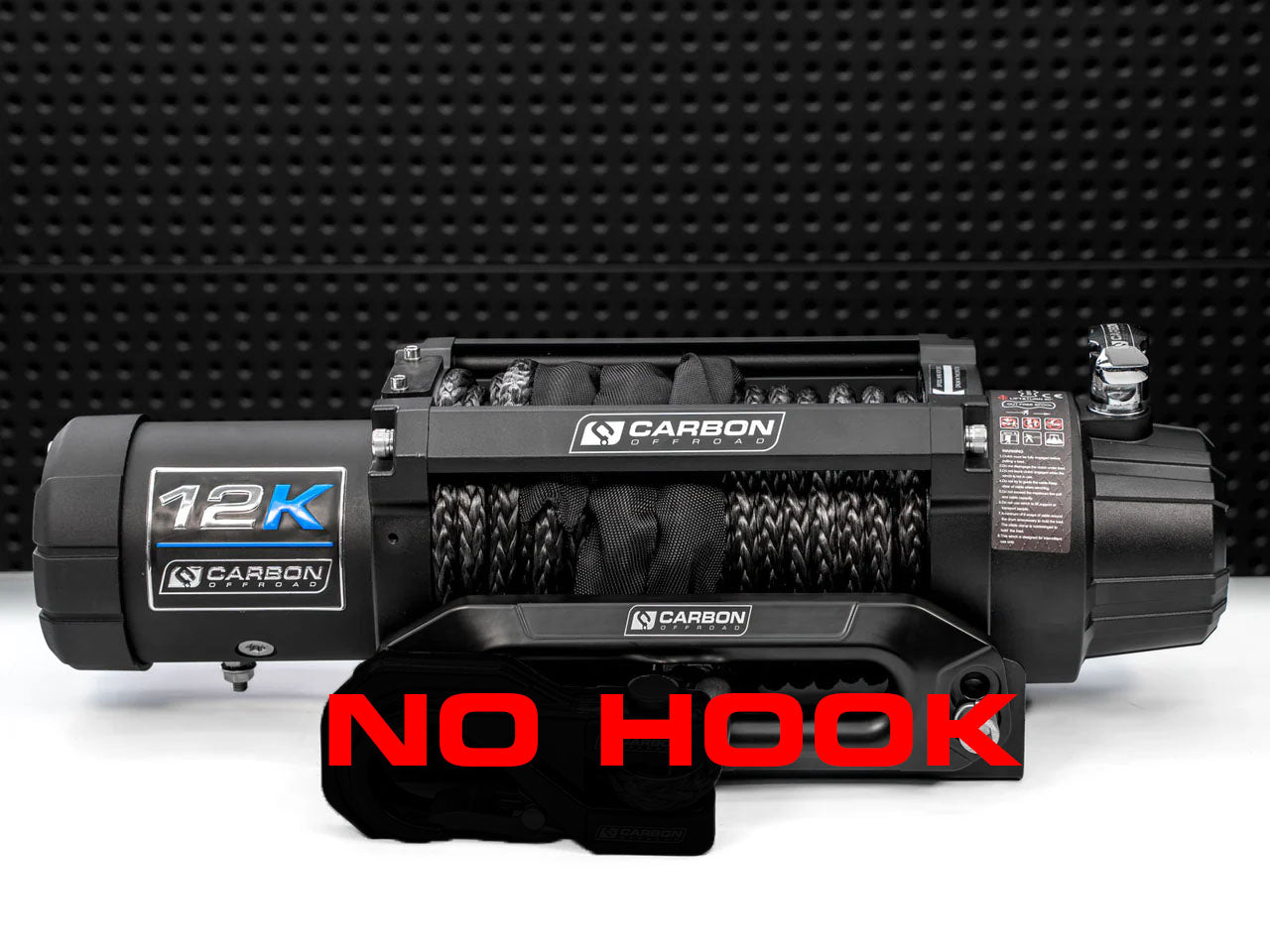 Carbon 12K - 12000lb Winch V3 - BYO Hook - CW - 12KV3 - BYOH 1 Carbon Offroad