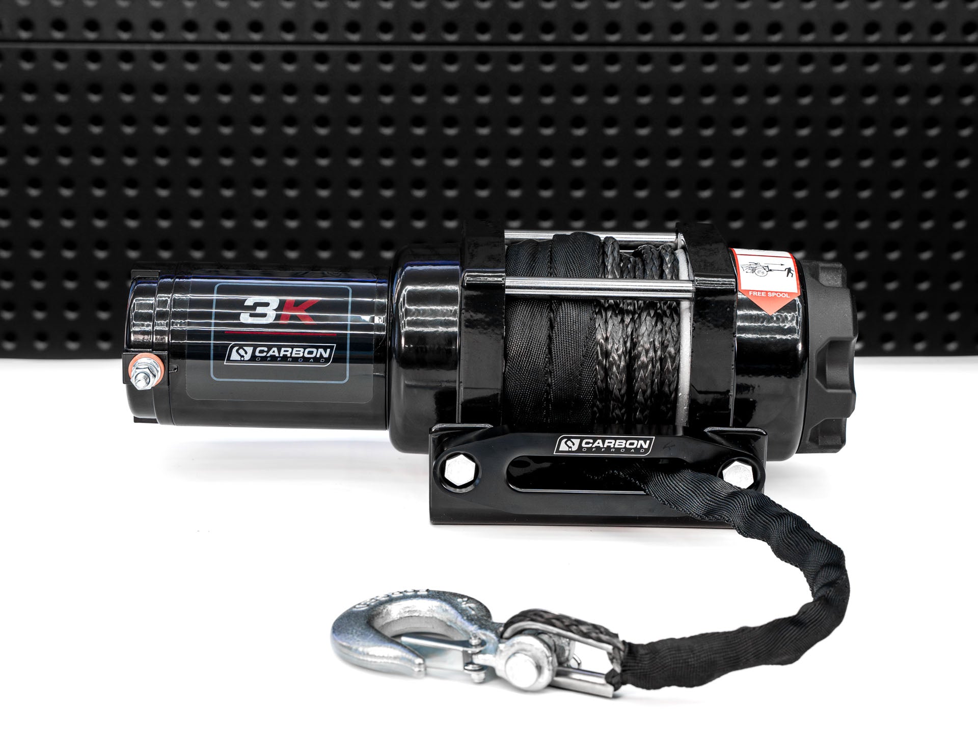 Carbon 3.0k 3000lb ATV/Trailer Winch - CW - 3U 1 Carbon Offroad