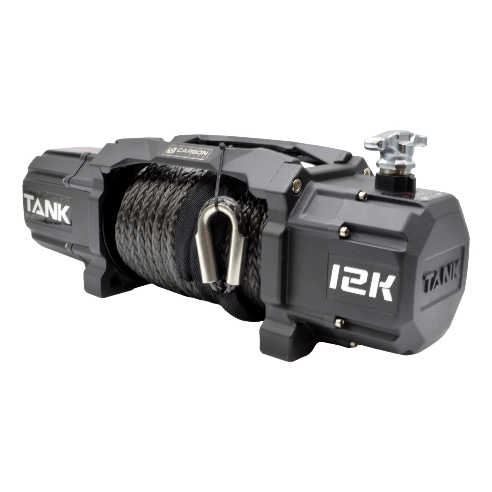 Carbon TANK - 12000lb Winch 12V - CW - TK12BLK 2
