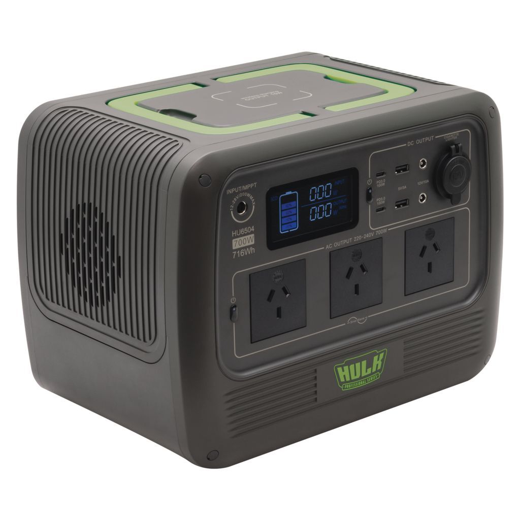 Hulk 4x4 Portable Power Station (With 700w Pure Sine Inverter)