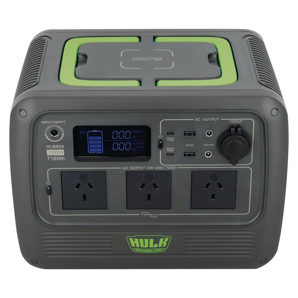Hulk 4x4 Portable Power Station (With 700w Pure Sine Inverter)