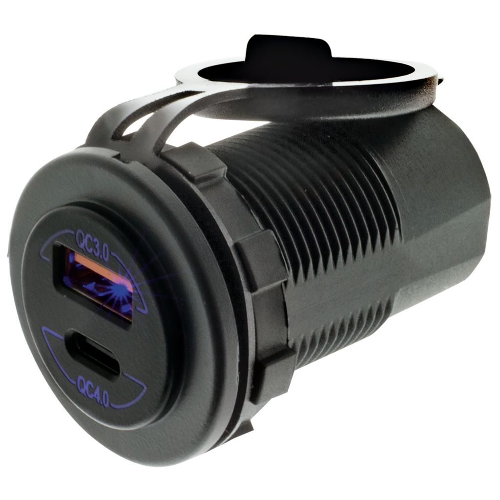 Quick Charge Qc3.0 & Qc4.0 Dual Usb Socket