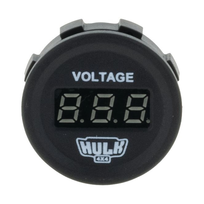Voltmeter 5-30v Dc Green Led 29mm Dia