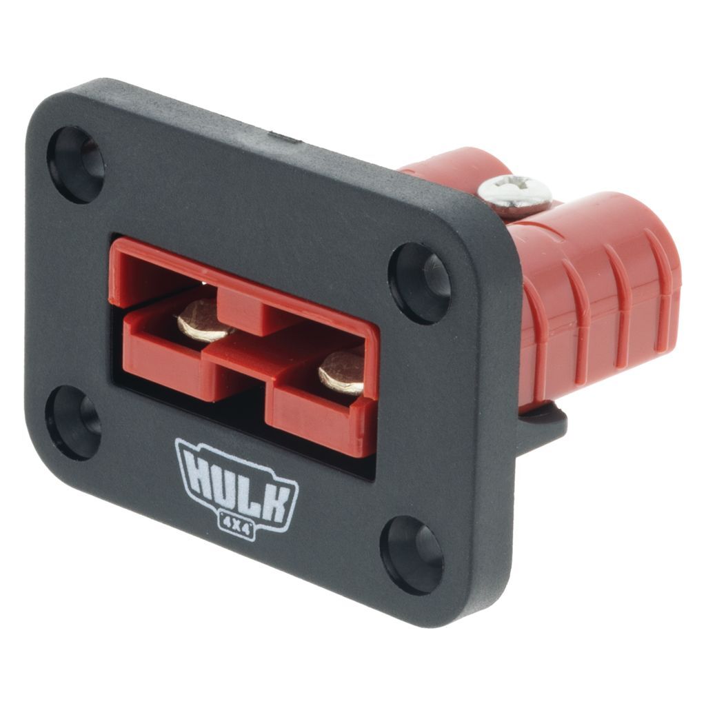 Single Flush Mount Housing With 50a Red Plug
