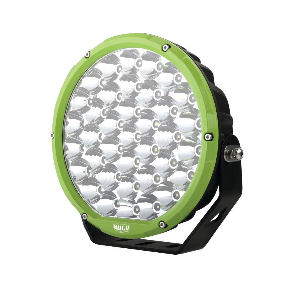 9‚¬Ͽ½ Round Led Driving Lamp - Green Bezel