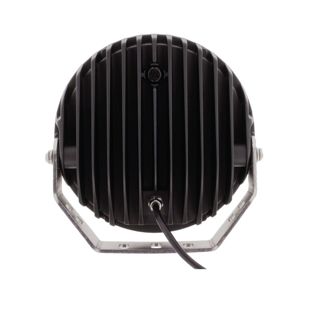 9" Round Led Driving Lamp - Silver Bezel