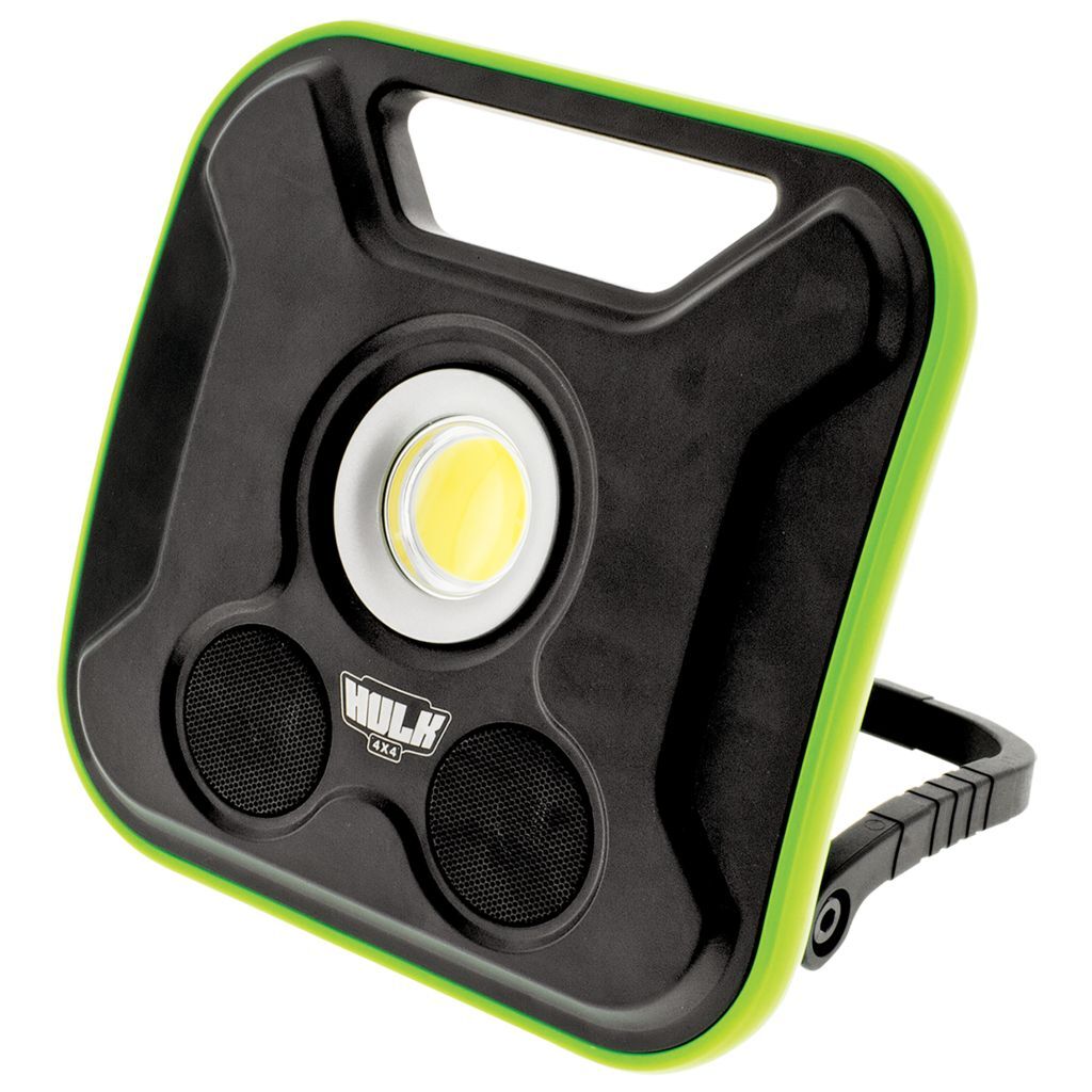 Led Work Light With Speakers & Torch