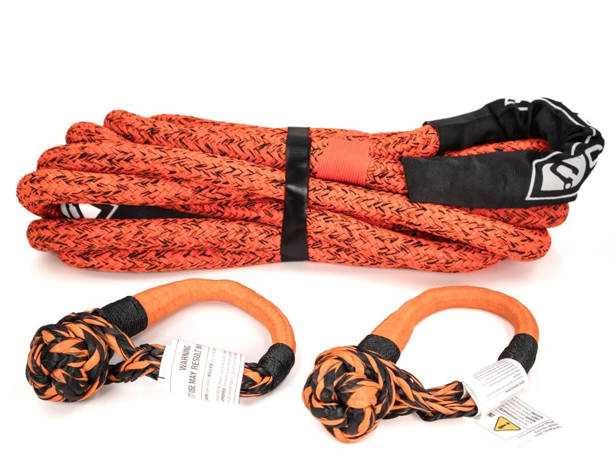 Carbon Recovery 12T Kinetic & Soft Shackle Kit - CR - RK - S12T 3 Carbon Offroad