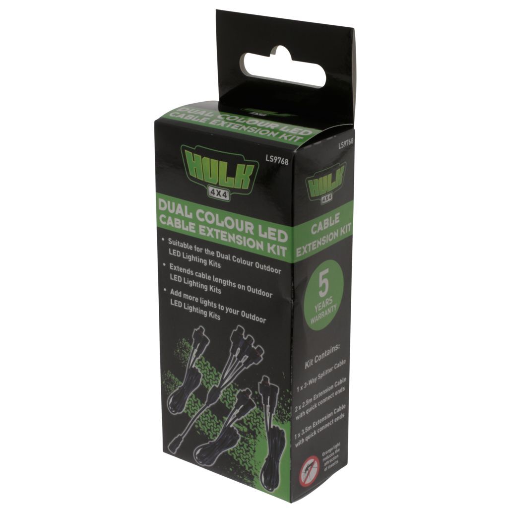 Dual Colour Led Extension Cable Kit