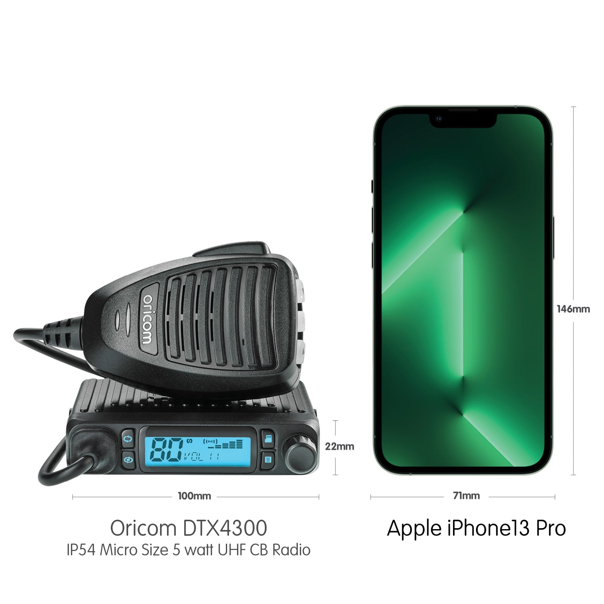 DTX4300PNP Plug & Play UHF CB Radio Pack