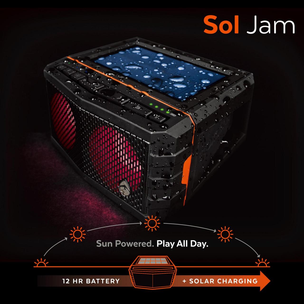Sol Jam Solar Charging Speaker