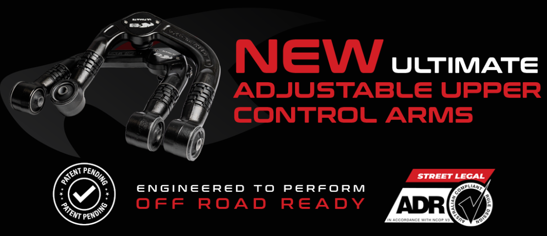 Blackhawk Ultimate On-car Adjustable Upper Control Arms Nissan Navara NP300 BHU4981N