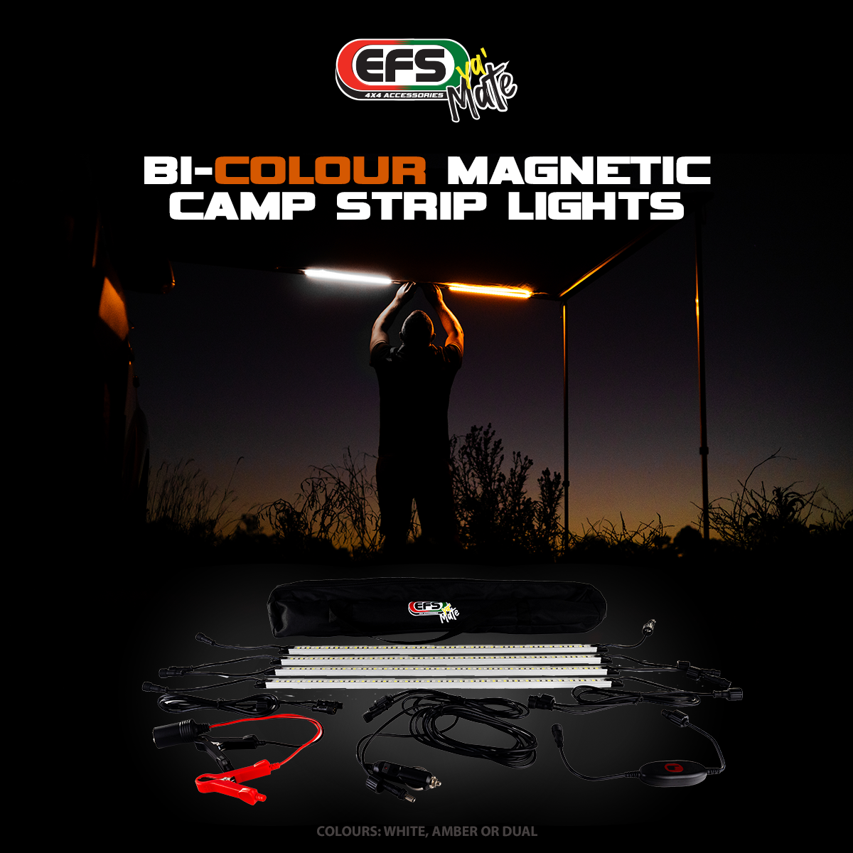 EFS Ya’Mate Rigid Bi Colour Camp Lights