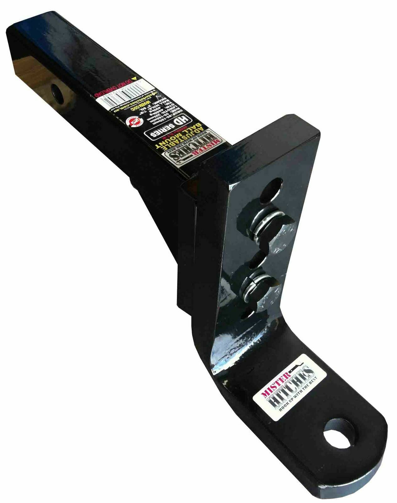 Mister Hitches 4000kg Extra Heavy Duty Adjustable Ball Mount 12 Stage