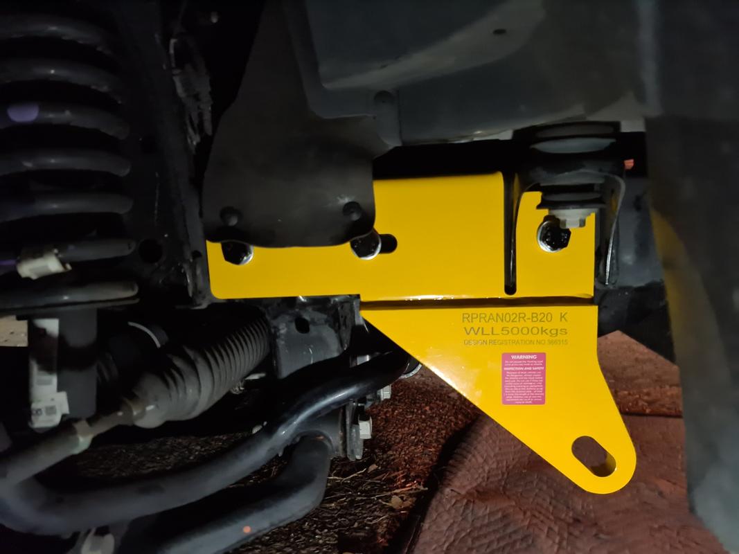 Mazda BT50 Gen2 2012-2020 Roadsafe 4wd Recovery Points Tow Points Rp-Ran02