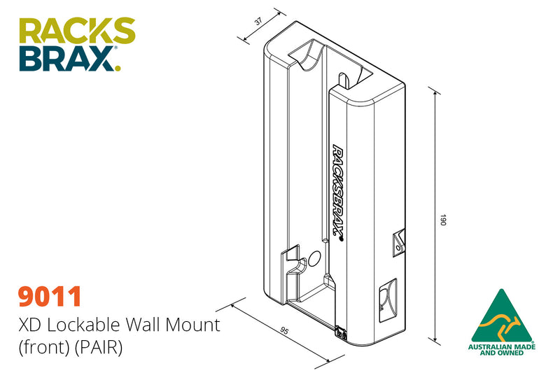 XD Lockable Wall Mounts (9011)