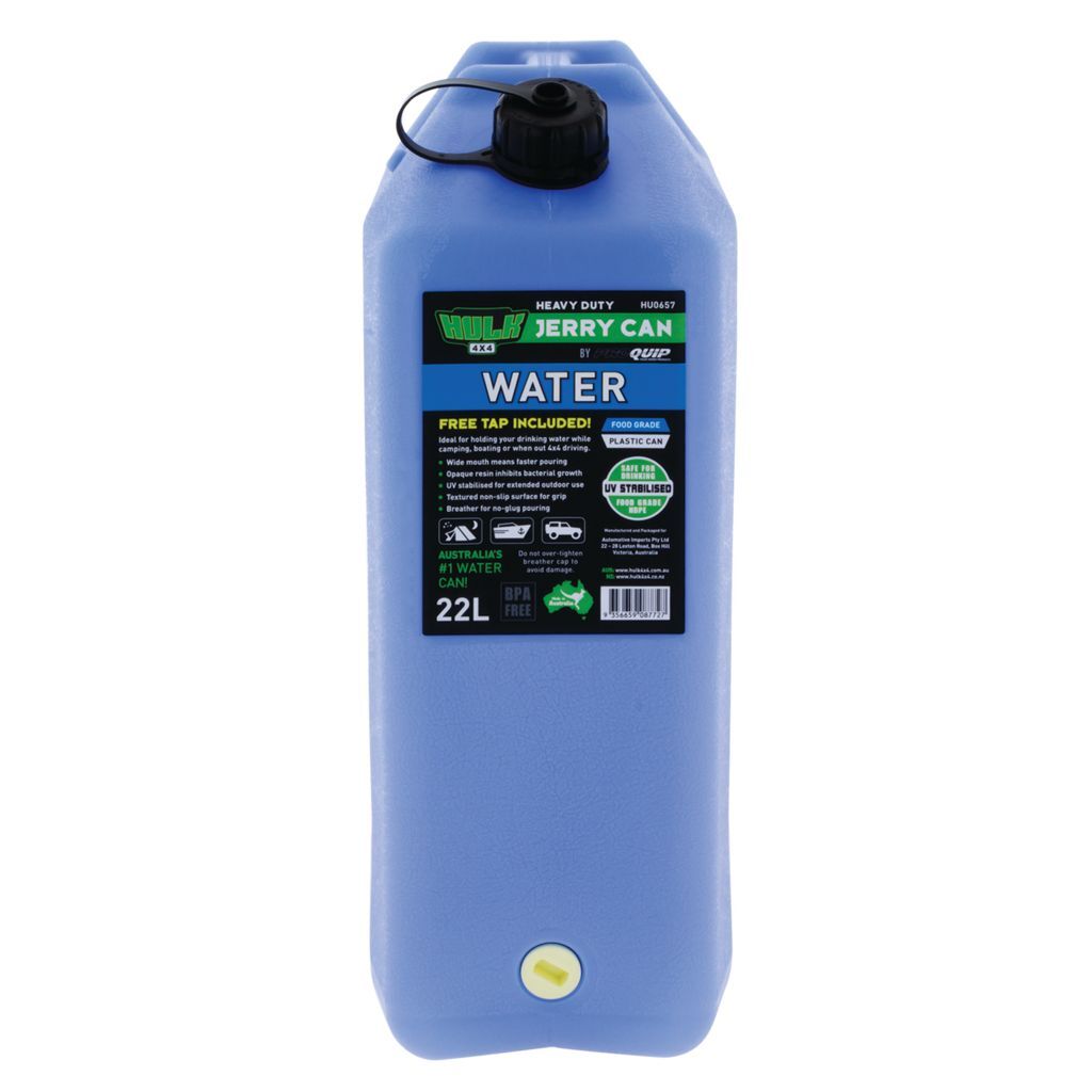 Water Jerry Can With Tap - 22 Litre