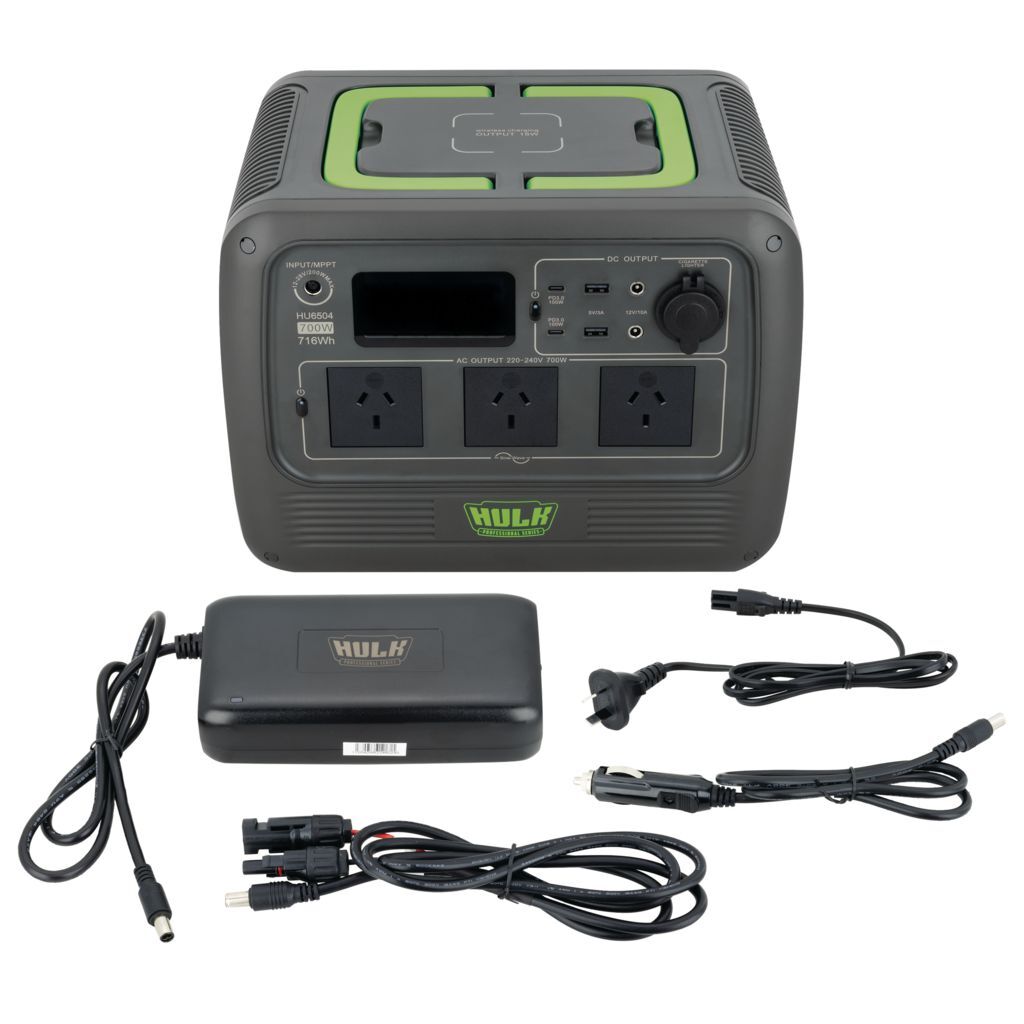 Hulk 4x4 Portable Power Station (With 700W Pure Sine Inverter)