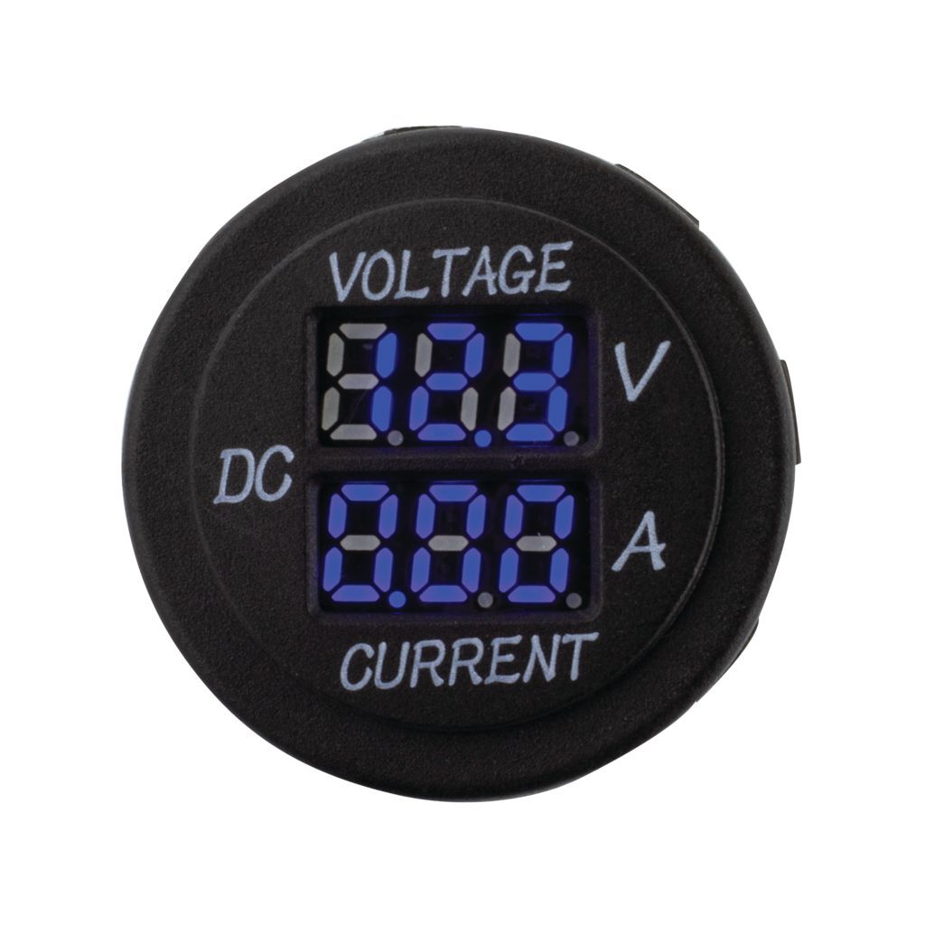 Dual Dc Voltmeter & Ammeter