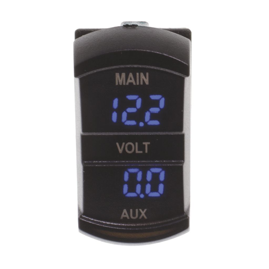 Switch Size Dual Voltmeter