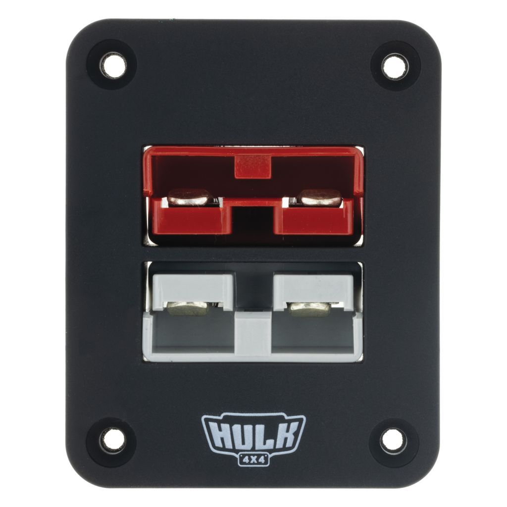 Double Flush Mount Housing With 50A Red & Grey Plugs