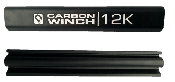 Carbon Winch 9500lb Tie Bar with Logo - Carbon Offroad