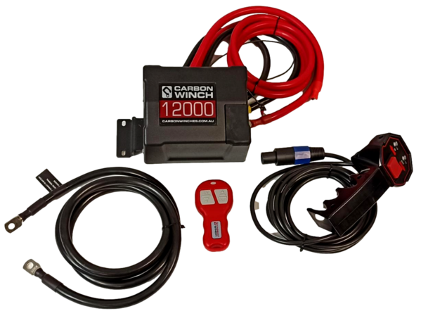 12 Volt Winch Control Box V2 - Complete with wireless controller