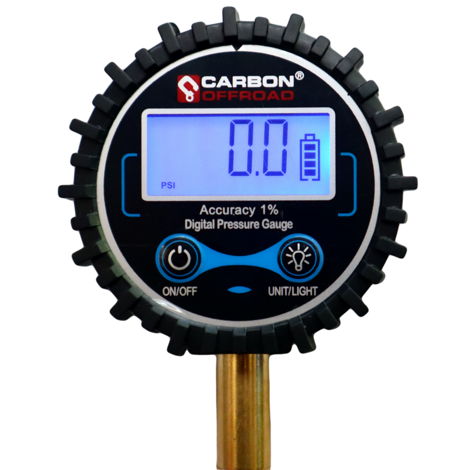 Carbon Offroad Speedy Tyre Deflator / Pressure Gauge Analogue or Digital