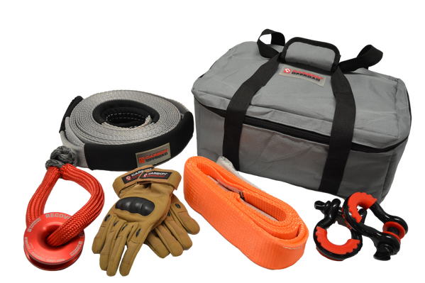 Carbon Scout Pro 12K Winch and Recovery Kit Combo