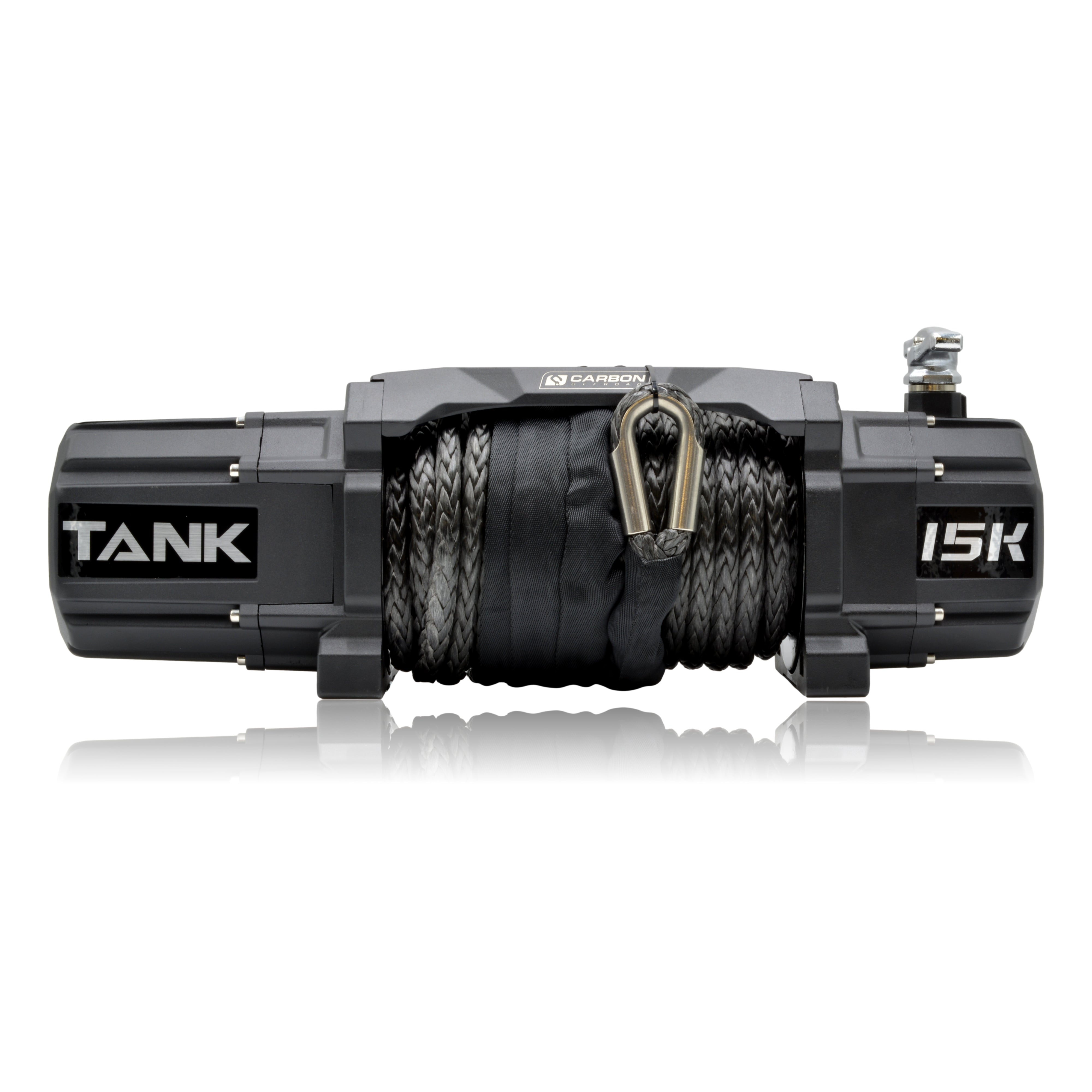 Carbon Tank 15000lb Large 4x4 Winch Kit IP68 12V