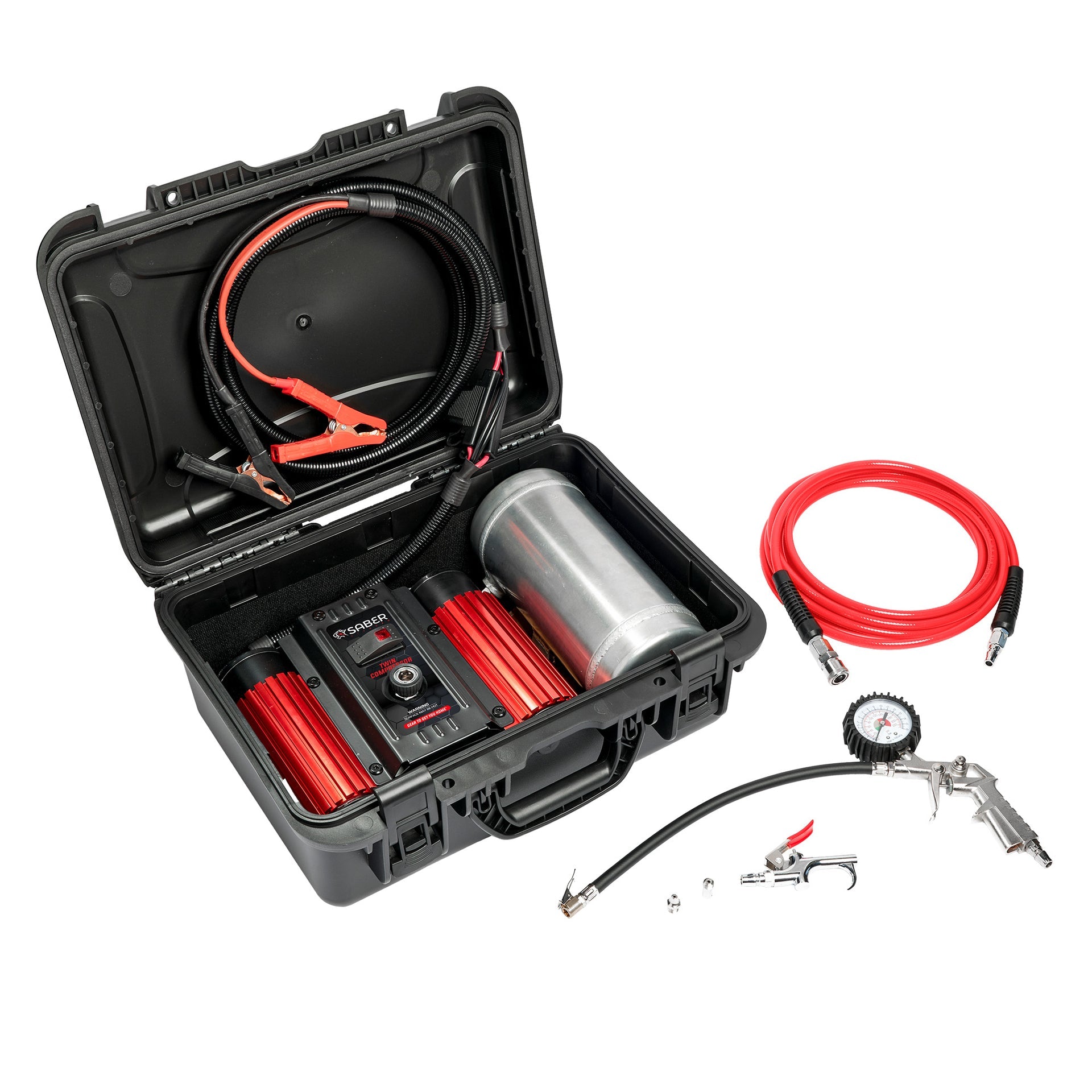 Select Series Twin Air Compressor Case & Inflation Kit