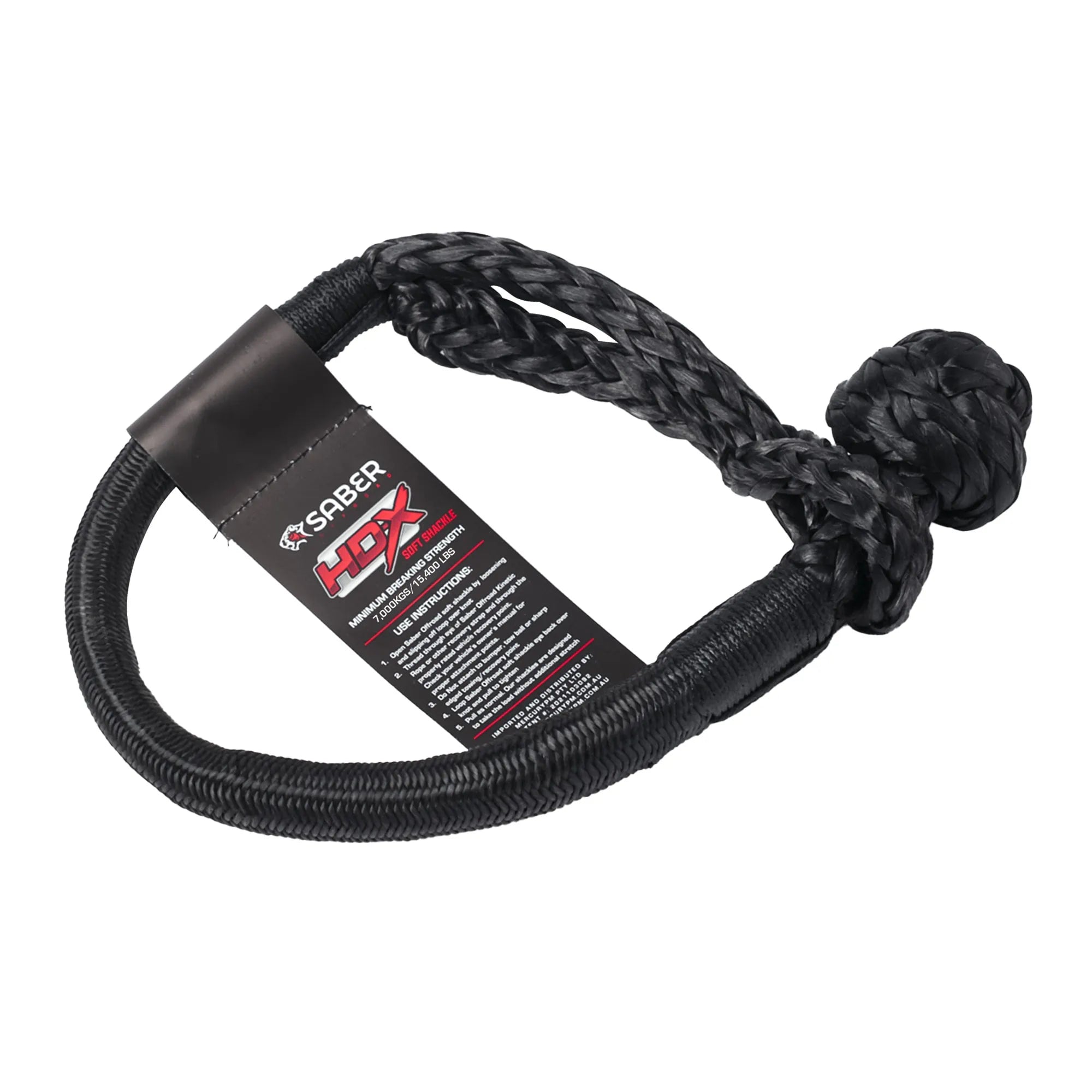7,000KG HDX Soft Shackle with Technora Binding
