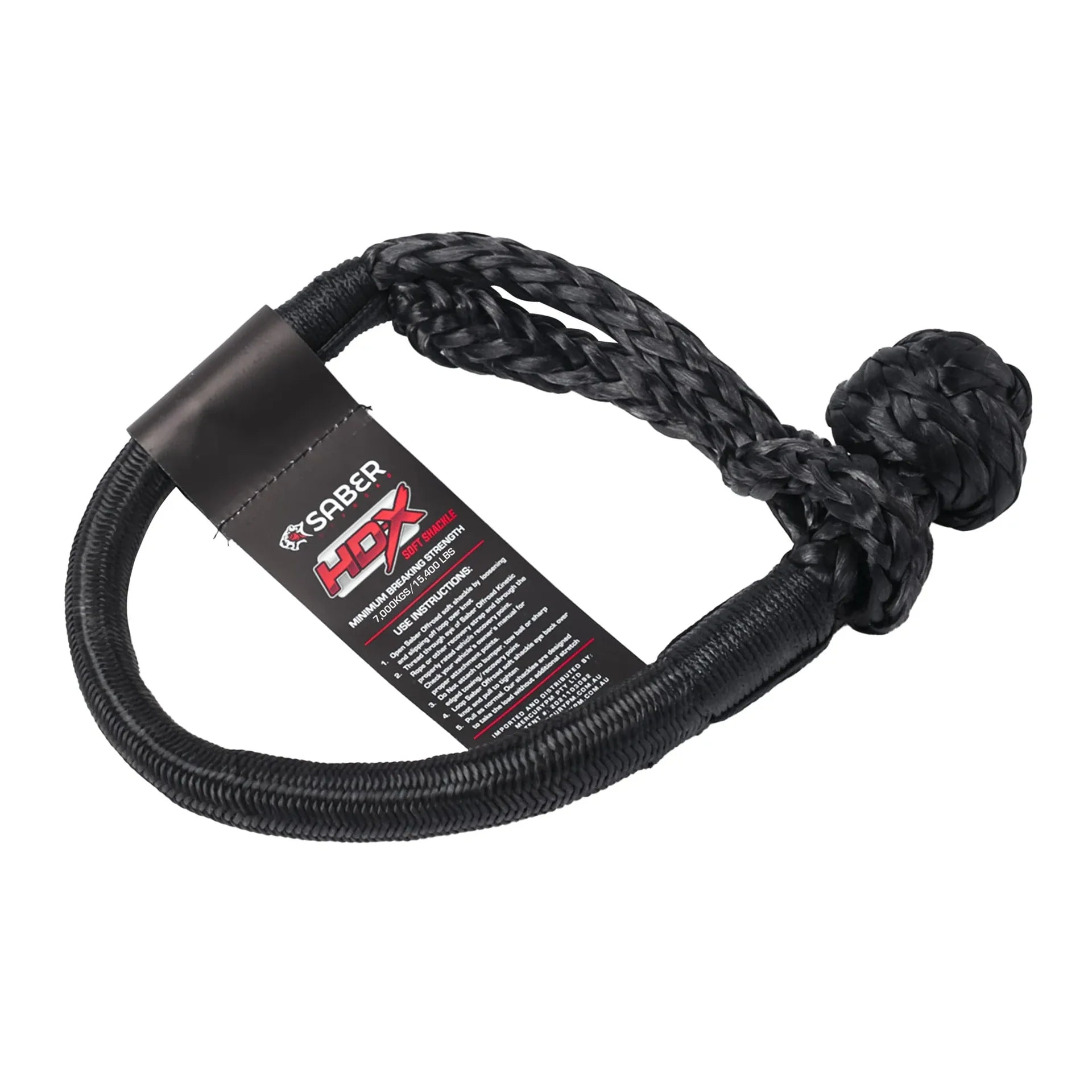 7,000kg Hdx Soft Shackle With Technora Binding