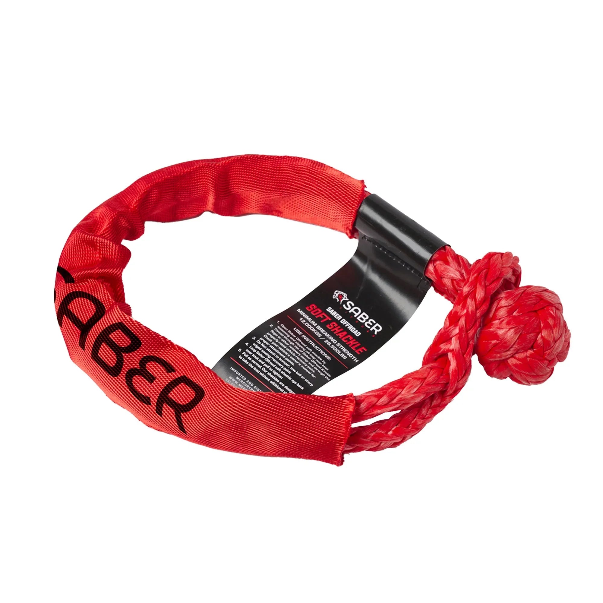12,000kg Soft Shackle with Protective Sheath