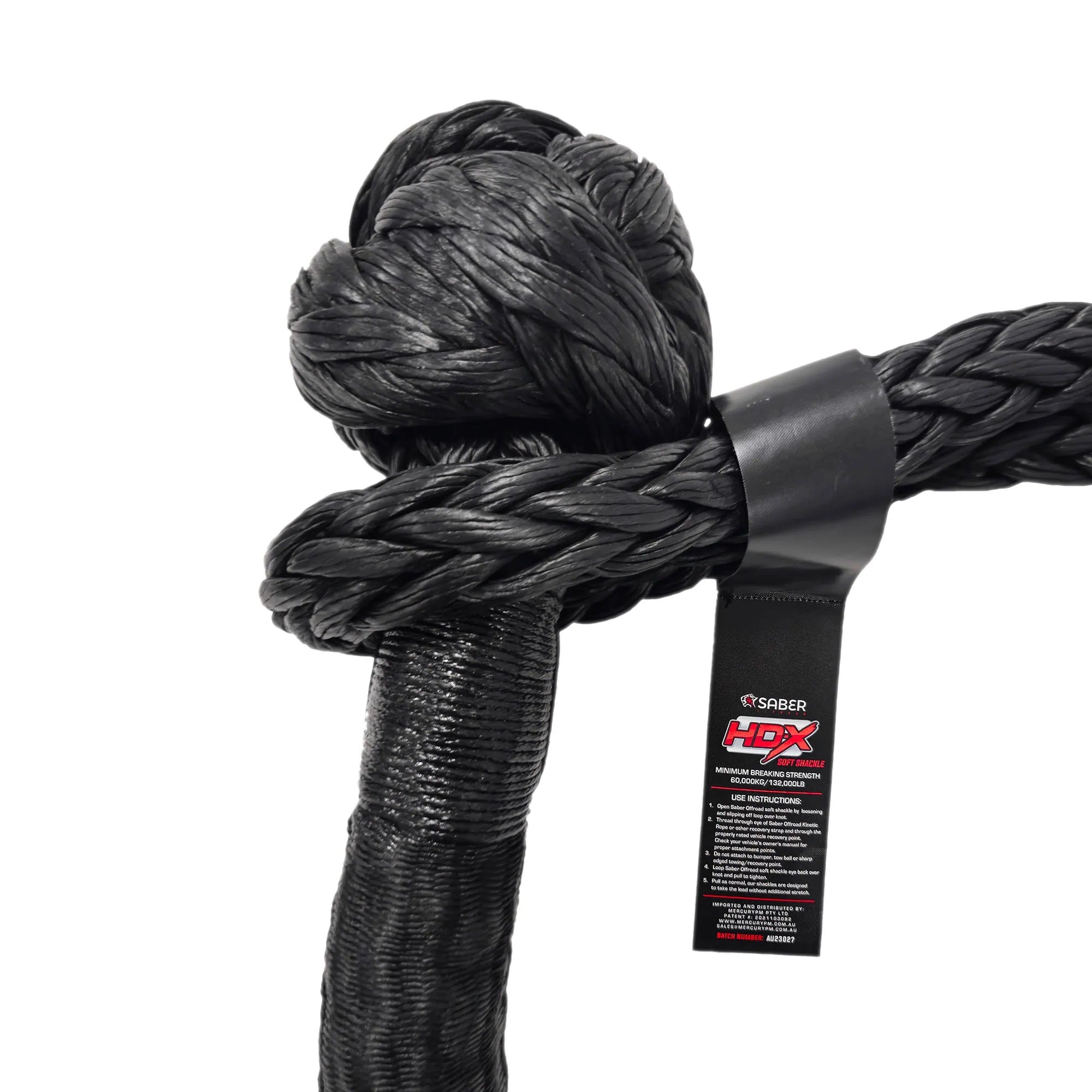 60,000 KG HDX SaberPro Technora Bound Soft Shackle