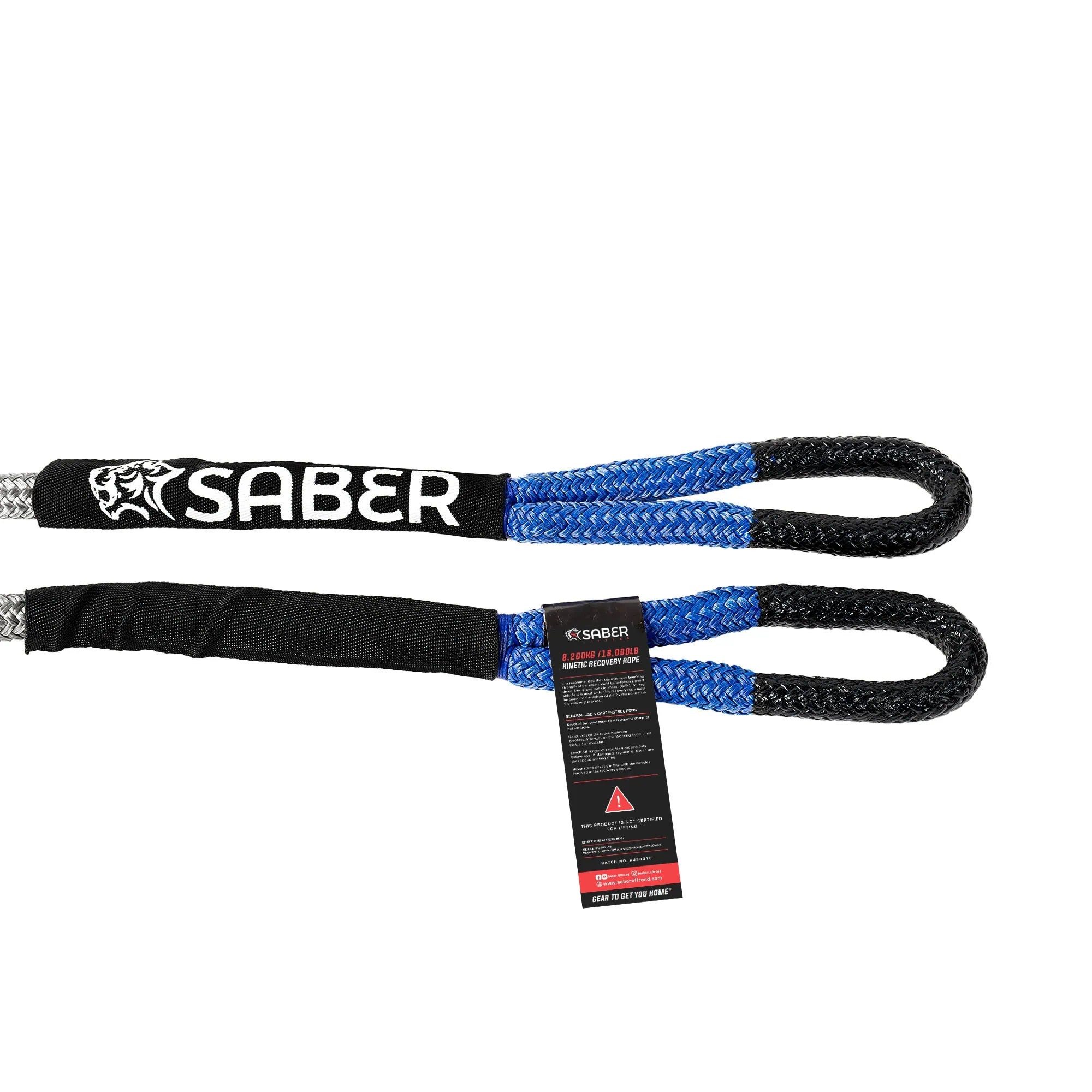 8,200kg Kinetic Recovery Rope