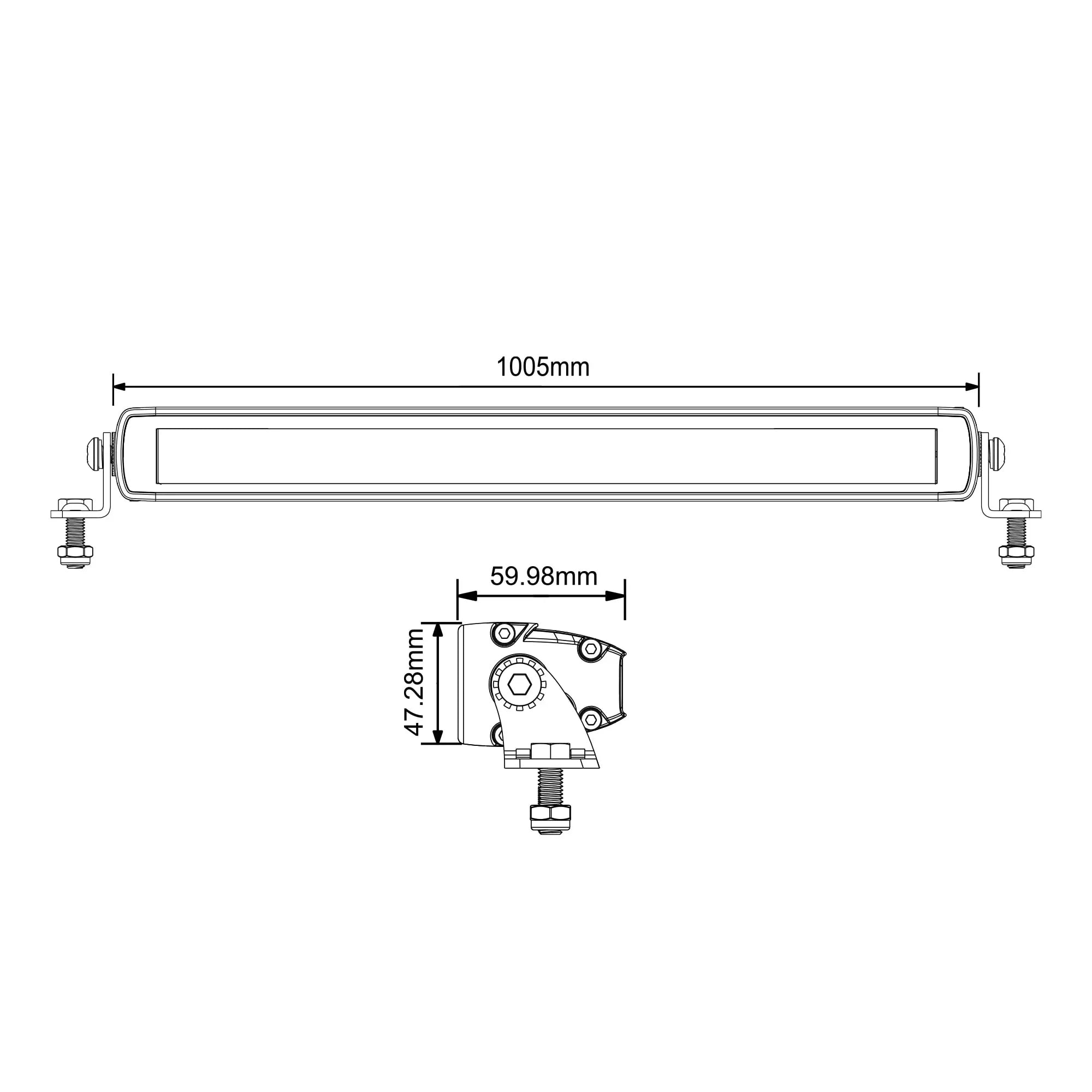 40€³ Light Bar  Combo Beam