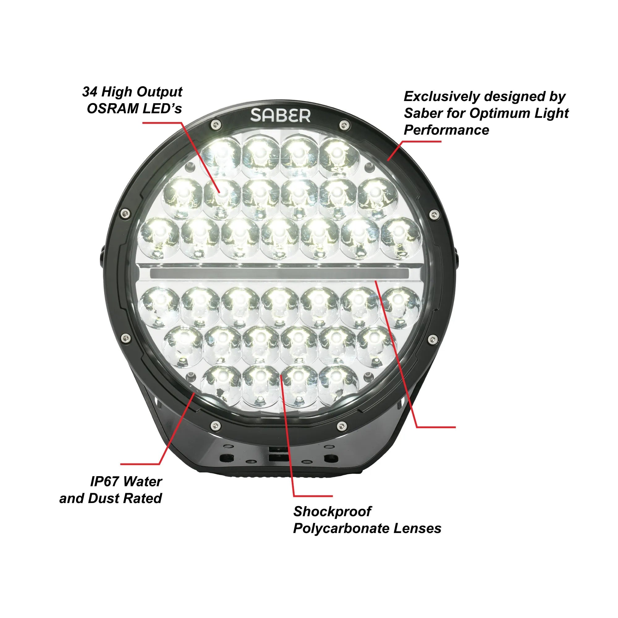 9€³ Driving Light  Spot Beam