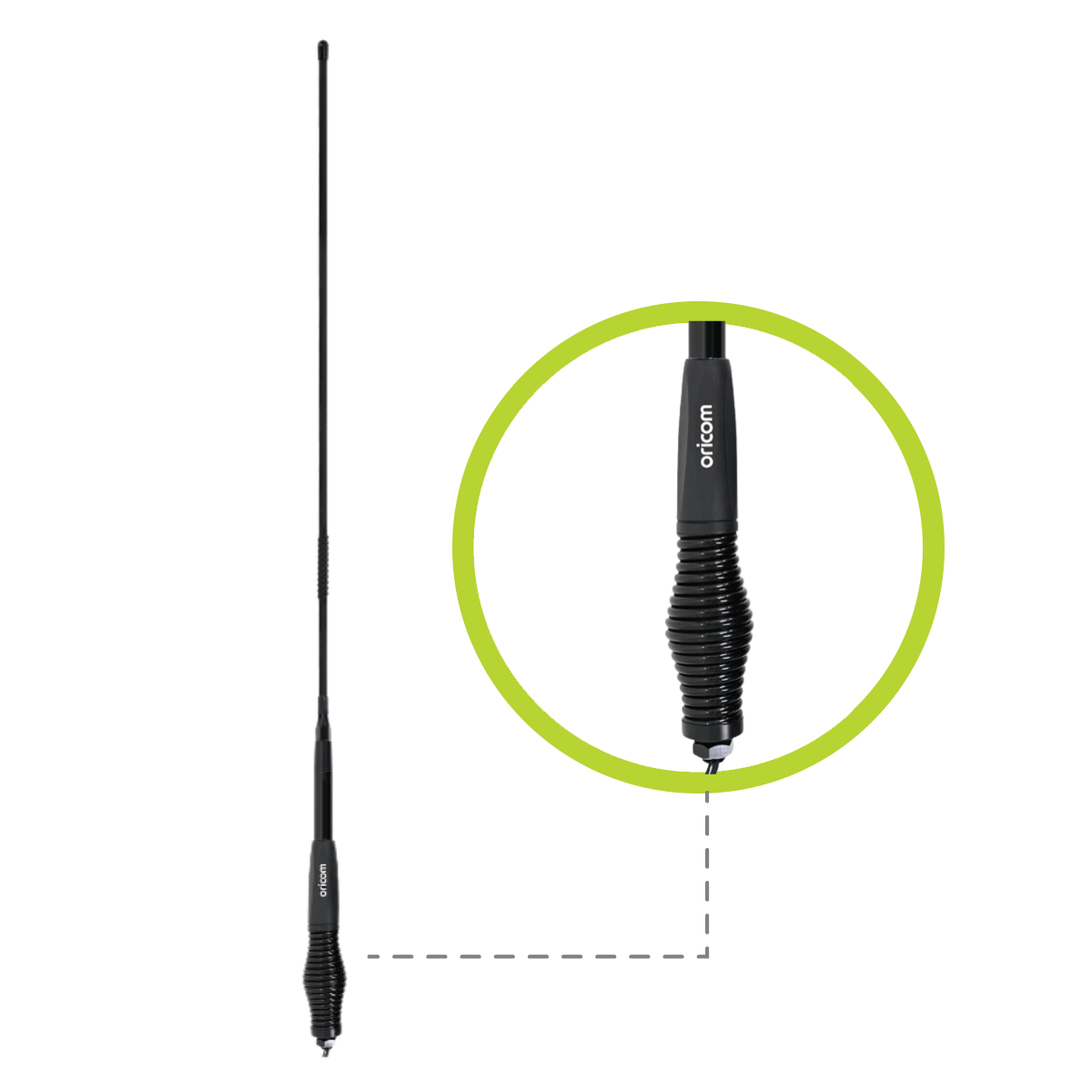 ANU236 6.5dBi UHF CB Antenna
