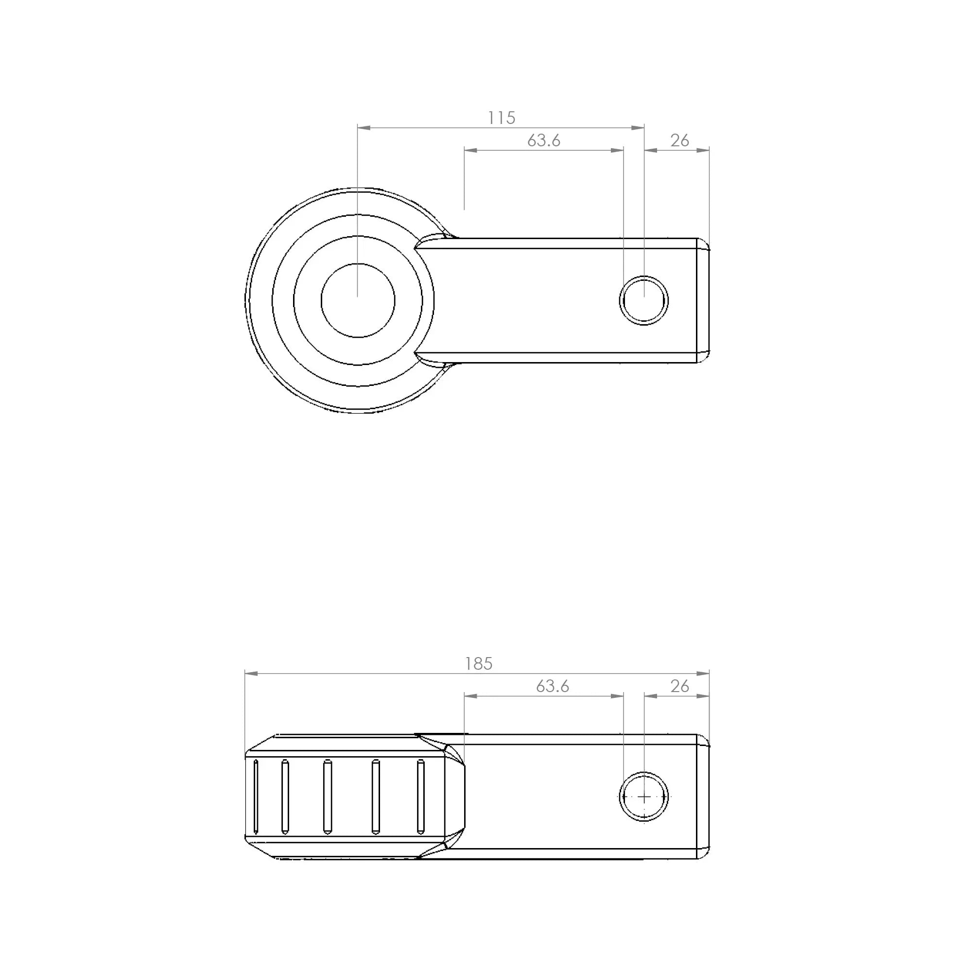 Aluminium Recovery Hitch