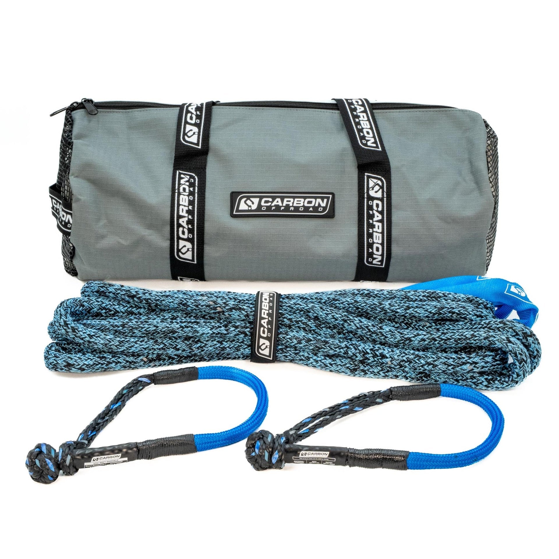 Small Vehicle Recovery Rope and Soft Shackle Combo