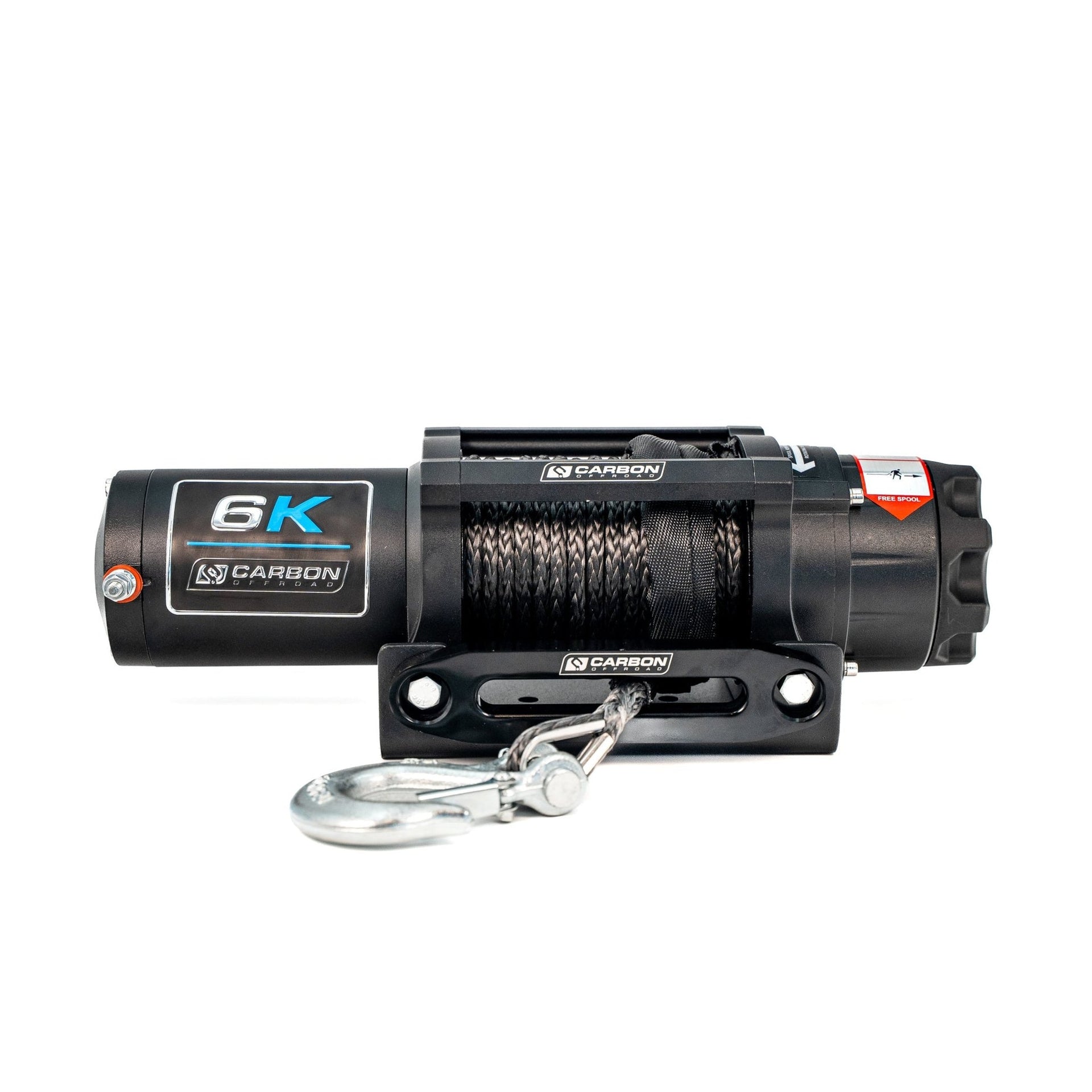 Carbon Offroad 6000lb Atv/Small 4x4 Winch 24v