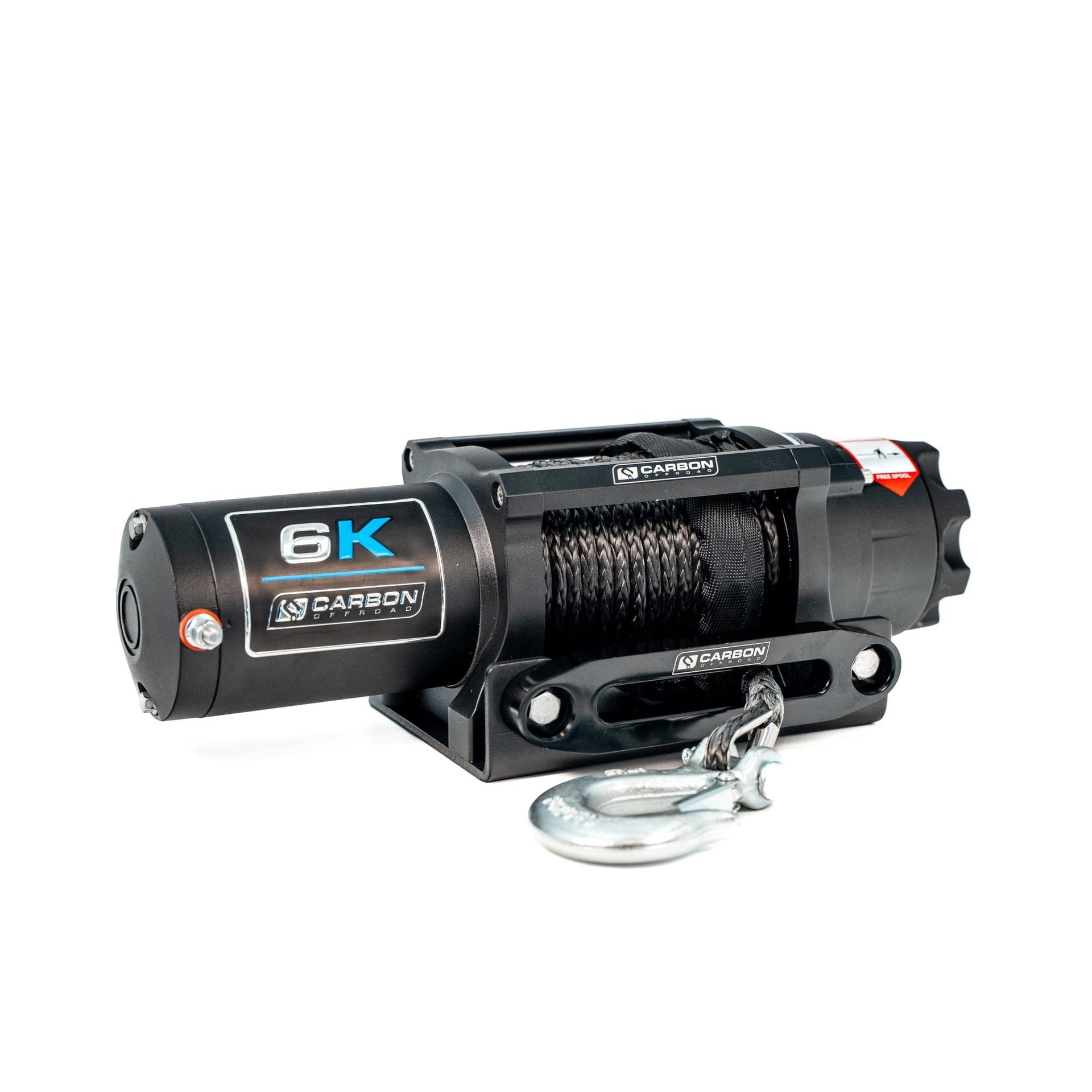 Carbon Offroad 6000lb Atv/Small 4x4 Winch 24v